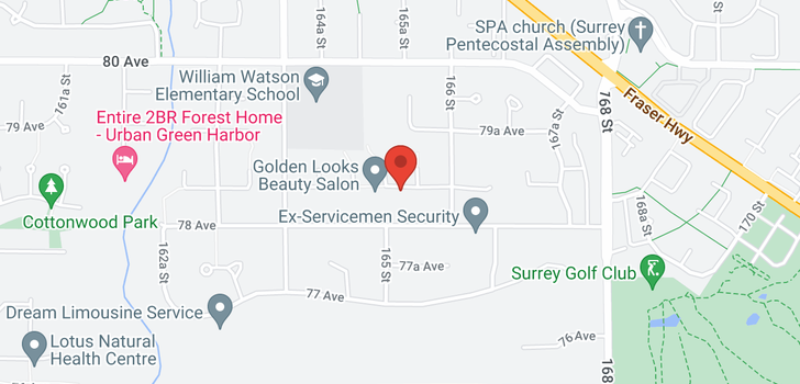 map of 16520 78A AVENUE